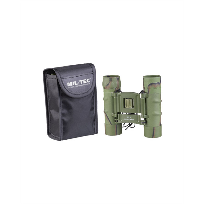 Jumelles 10x25 pliables Gen.II Camouflage - Miltec