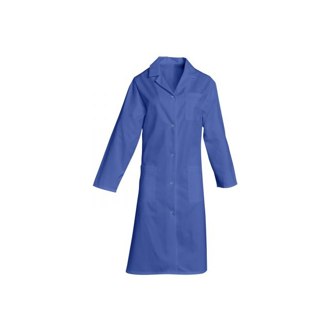 Königsblaue Druckknopf-Bluse mit langen Ärmeln - SNV