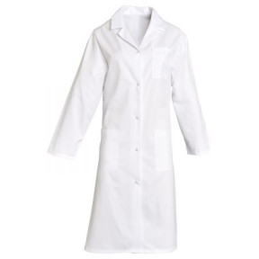 Blouse Blanche pressions manches longues - SNV
