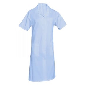 Blouse Bleue Ciel pressions manches courtes - SNV