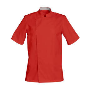 Veste de cuisine Rouge manches courtes COOKIE - SNV