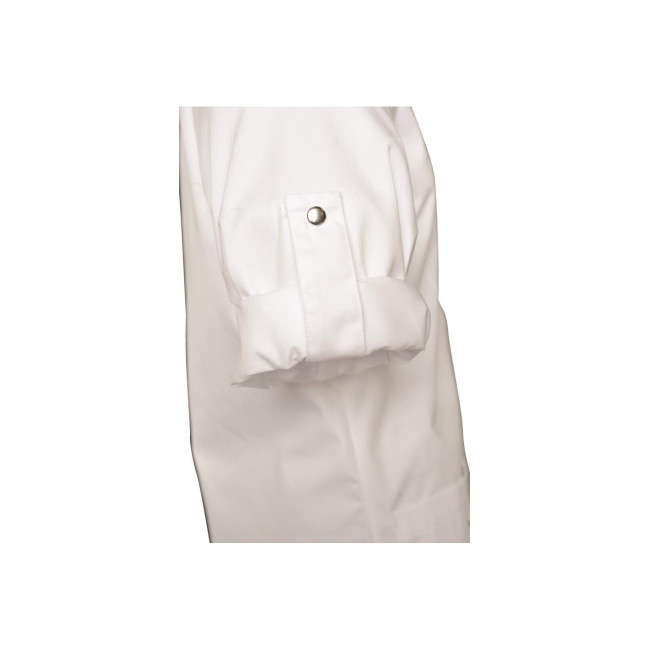 Tunique manches longues 100% coton BRITNEY Blanche - SNV
