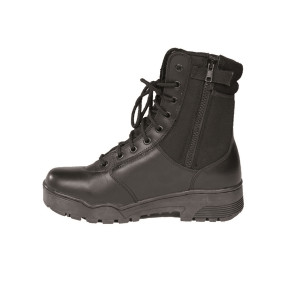 Chaussure Tactique Cuir/Cordura Noir - Miltec