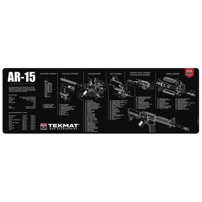 Demontage-Matte für AR-15 Gewehr - Tekmat