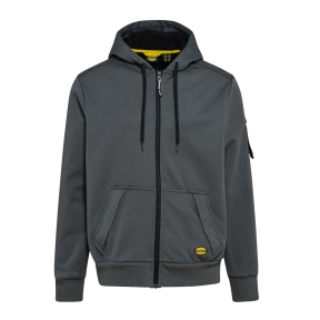 KURTKA Z ZAMKNIĘCIEM MEMBRANOWYM FZ HOODIE ISO 13688:2013 SZARA - Diadora