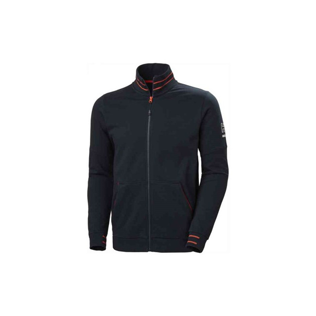 SWEAT SHIRT KENSINGTON ZIP MARINE - HELLY HANSEN