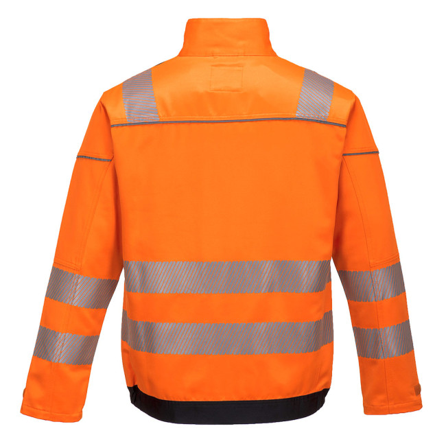 Veste de travail haute visibilité HV PW3 Orange/Noir T500 - Portwest