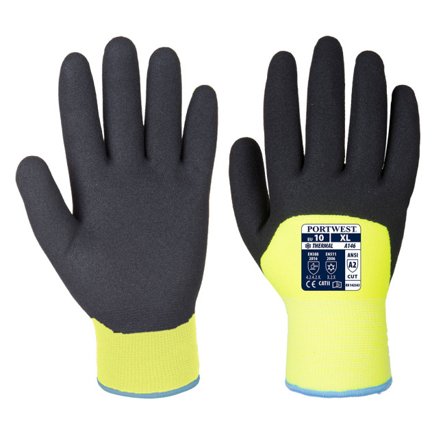 PU-beschichteter Handschuh A146 Arctic Winter Gelb - Portwest