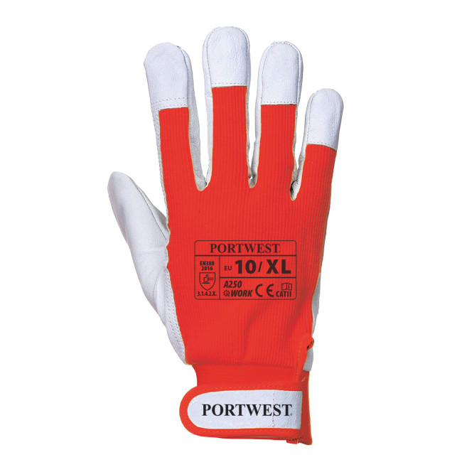 Leren handschoen TERGSUS A250 Zwart - Portwest
