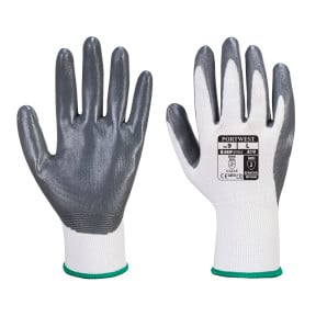 PU-beschichteter Handschuh A310 NITRILE GRIP Grau/Weiß - Portwest