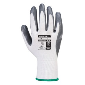 Rękawice powlekane PU A310 NITRILE GRIP Szare/Białe - Portwest