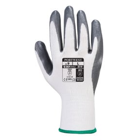PU-beschichteter Handschuh A310 NITRILE GRIP Grau/Weiß - Portwest