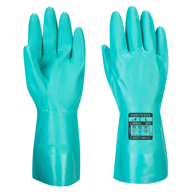 Gant Nitrosafe Chimique CE Vert A810 - Portwest