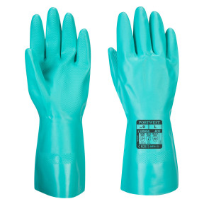 Nitrosafe Chemische handschoen CE Groen A810 - Portwest