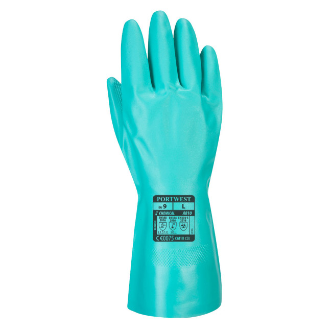 Chemikalienhandschuh Nitrosafe CE Grün A810 - Portwest