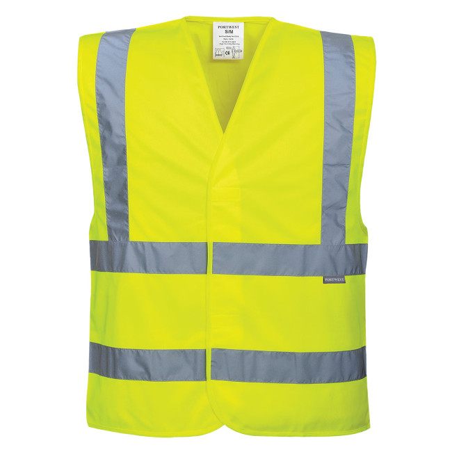 Gilet Haute Visibilité avec bandes rétro-réfléchissantes C470 Jaune - Portwest