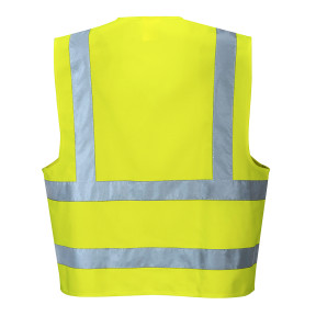 Gilet Haute Visibilité avec bandes rétro-réfléchissantes C470 Jaune - Portwest