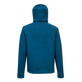 Sweat à capuche zippé DX4 Bleu Metro - Portwest