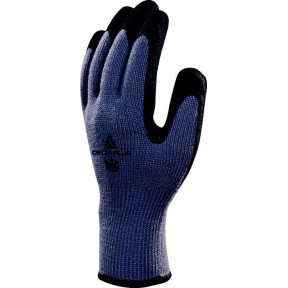 GANT TRICOT POLYESTER AVEC PAUME ENDUITE MOUSSE LATEX Gris/Noir - DELTA PLUS