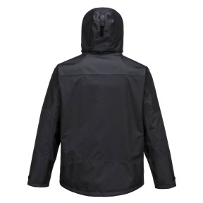 Parka 3 w 1 z odpinanym polarem wodoodporna i oddychająca S553 Czarna - Portwest