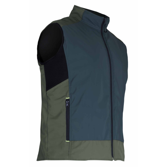 BodyWarmer MISSION dwumaterialny pikowany dwukolorowy Oliwkowy / Zielony US - LMA