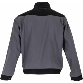 Veste de travail BRASURE bi-colore 100% coton Gris - LMA