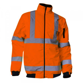 4in1 PREVENTION Parka Klasse 2 Fluo wasserdicht und winddicht Orange Fluo - LMA