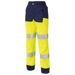PANTALON HV LUKLIGHT JAUNE/MARINE - MOLINEL