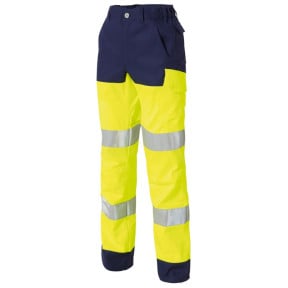 PANTALON HV LUKLIGHT JAUNE/MARINE - MOLINEL
