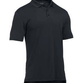 UA TACTICAL PERFORMANCE POLO HEREN ZWART - Under Armour