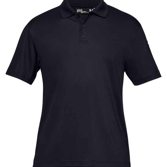 UA TACTICAL PERFORMANCE POLO HOMME NOIR - Under Armour
