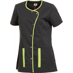TUNIQUE FEMME NAELA ANTI-BACTERIENNE MC CP NAELA CHARBON/POMME - HASSON