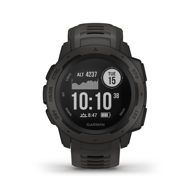 GPS Horloge Garmin Instinct Multi-Functies - Grafiet Grijs