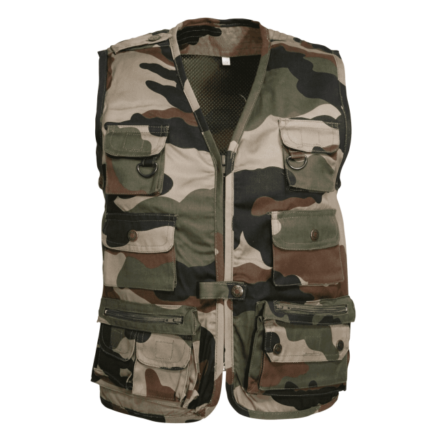 Gilet reporter enfant Camo - Percussion