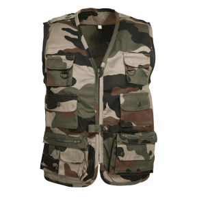 Gilet reporter enfant Camo - Percussion