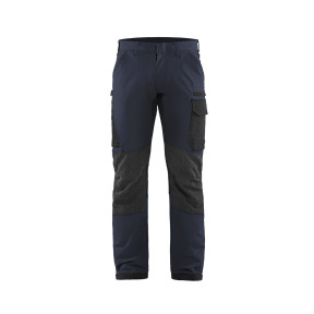 4D Stretch-Wartungshose Marineblau/Schwarz - Blaklader