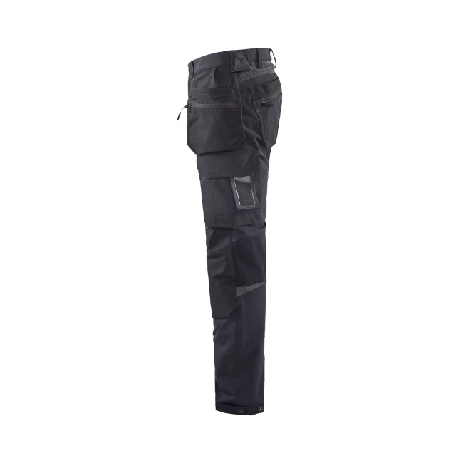 Pantalon artisan stretch 4D Noir/Gris foncé - Blaklader