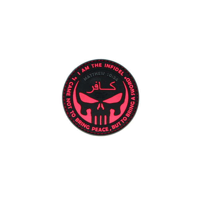 Patch L'infidèle Punisher rouge - JTG Patch L'infidèle Punisher rouge - JTG