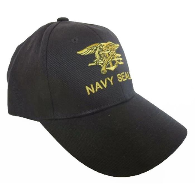 Czapka baseballowa Navy Seals Czarna - Fostex Garments