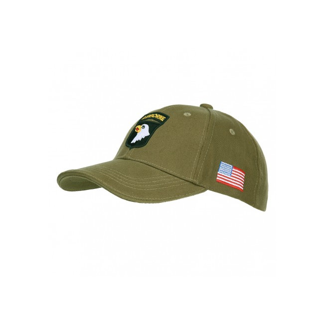 Baseballcap 101st Airborne Groen - Fostex Garments