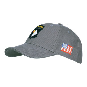 Honkbalpet 101st Airborne Grijs - Fostex Garments