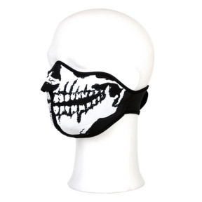 Biker mash half face white mouth - 101 INC