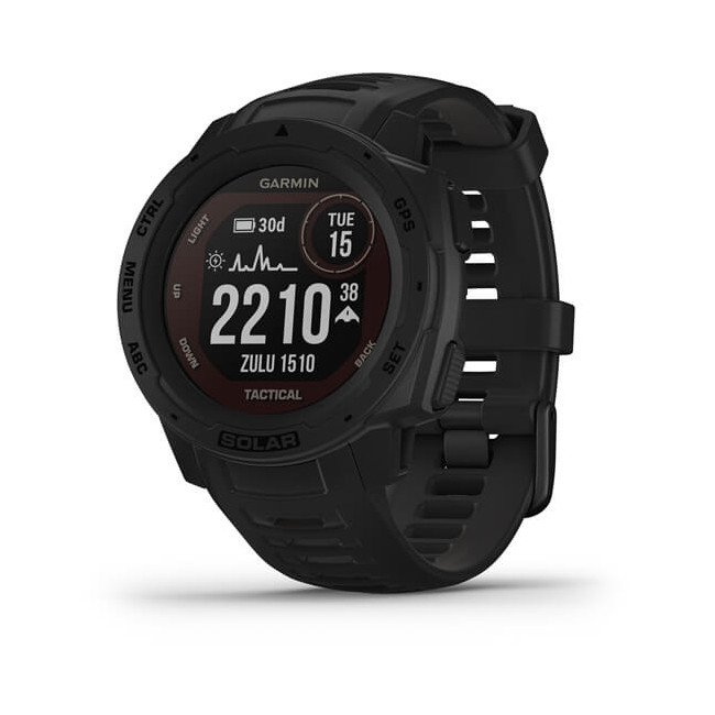 Montre Instinct Solar Noir Tactical Edition - Garmin