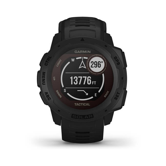 Montre Instinct Solar Noir Tactical Edition - Garmin