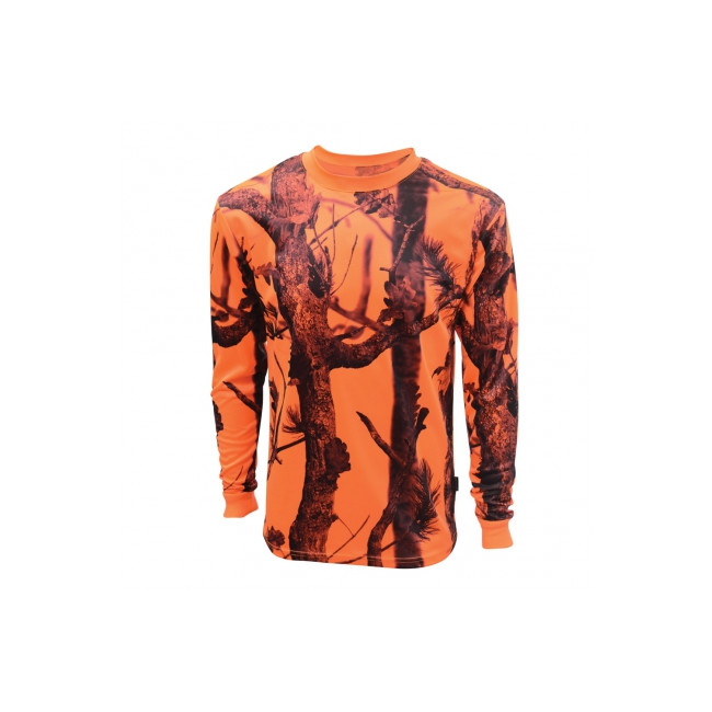 T-shirt z długimi rękawami Ghostcamo Blaze-black - Percussion
