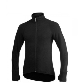 Jacke Artica Trek 400gm2 Merinowolle schwarz - Patrol Équipements