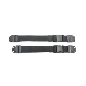 Jeu de sangles avec boucle rapide pour plaque de hanche 97005KT - Noir - GK