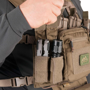 Trainings Chest Rig Zwart en Grijs - Helikon