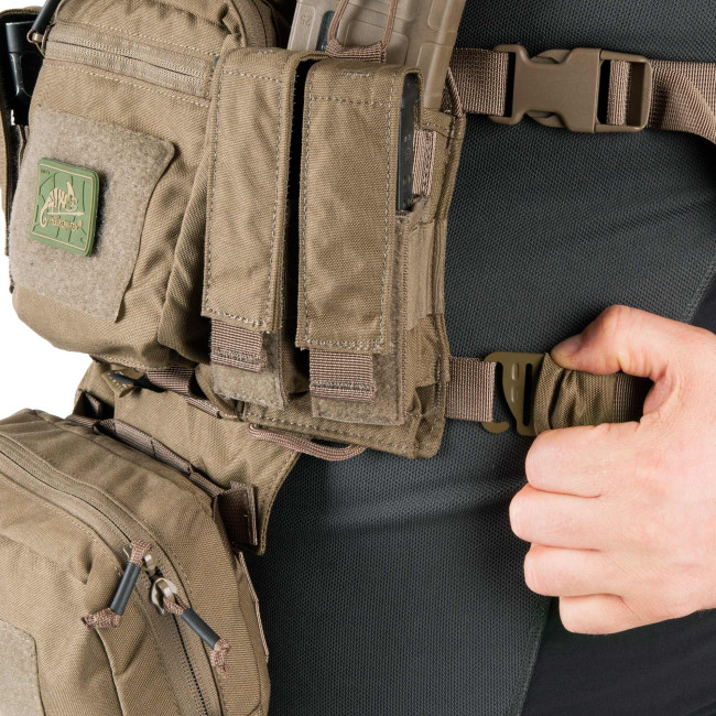 Trainings Chest Rig Zwart en Grijs - Helikon
