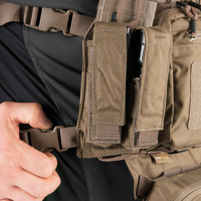 Trainings Chest Rig Schwarz und Grau - Helikon